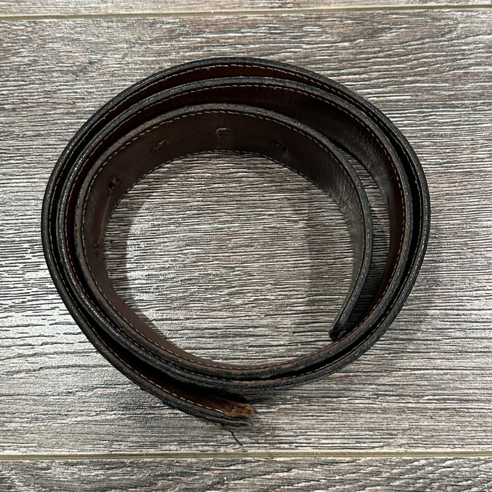 Gucci Leather and Fabric Belt – No Buckle – 5/10 Condition - Picture 3 of 12